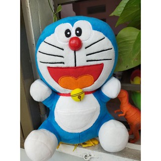 Gấu bông Doreamon xanh căn bản size 30cm, lỗi mũi nhẹ -75k🥰🥰🥰