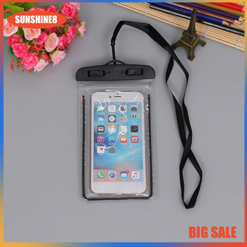 【SUN】[NEW]Outdoor Waterproof Phone Bag Luminous Universal Mobile Phone Case  Neck Strap