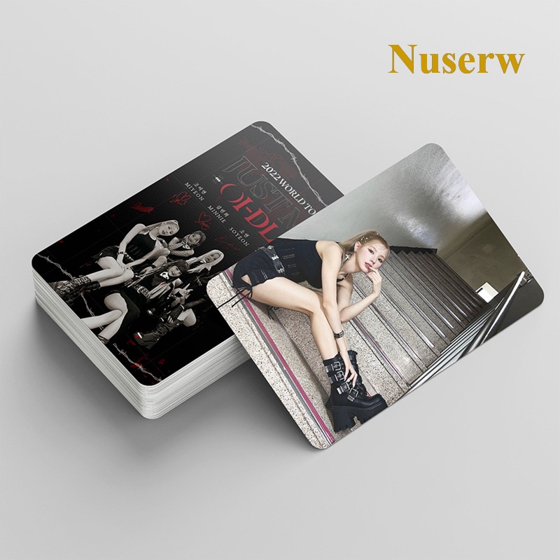 Hộp 54 Ảnh Lomo Card I-DLE World Tour Nuserw GIDLE (G)