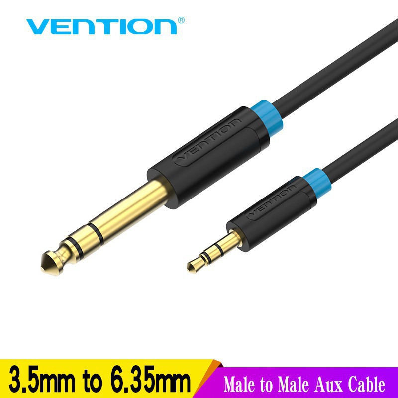 Cáp âm thanh chuyển đổi giắc cắm 3.5mm sang 6.5mm dài 3m 5m 10m