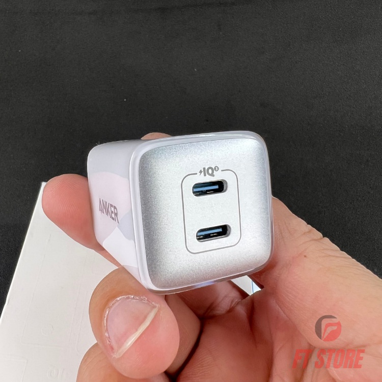 Cốc sạc Sạc nhanh Anker 521 Nano Pro 40w - 2 cổng A2038 - IQ3.0/Anker 511 Charger Nano Pro 20W A2637 .