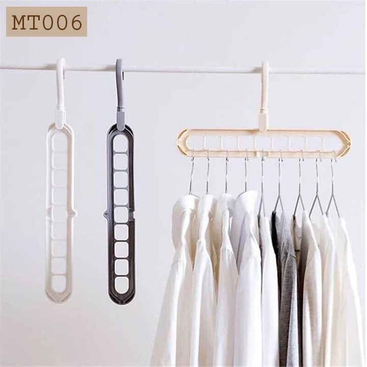 Móc Treo Quần Áo 9 Lỗ Thông Minh Đa Năng Tiện Dụng