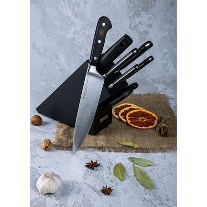 BỘ DAO WUSTHOF CLASSIC BLACK 7 MÓN