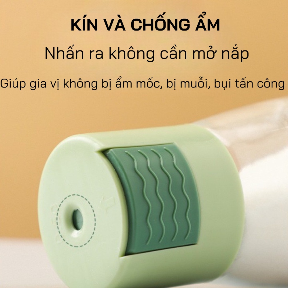 Lọ đựng gia vị, hũ đựng gia vị thủy tinh, lọ rắc gia vị thông minh Tiện Dụng Cho Nhà Bếp