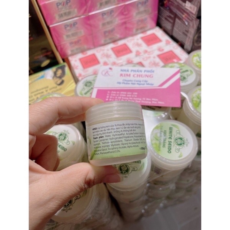 Kem Dưỡng Da ❤ Kem dưỡng kích trắng Trà xanh Collagen 35g , nguyên liệu