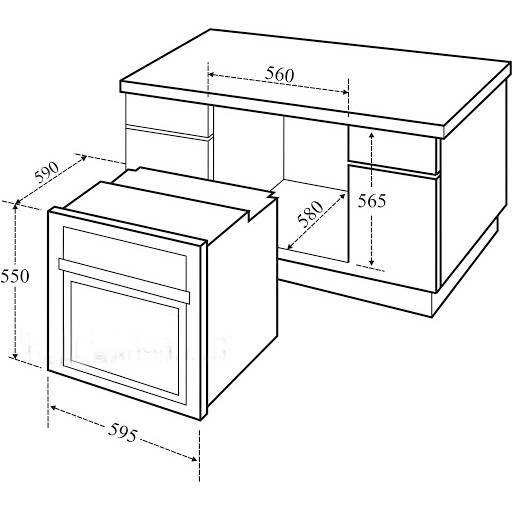 Lò Nướng Âm Tủ Taka TK-OV04M-2G