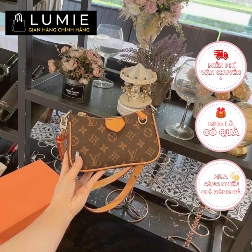 Túi xách nữ đeo chéo, đeo vai, túi đi chơi, đi học, dự tiệc Lumie, da cao cấp size 20cm LB028