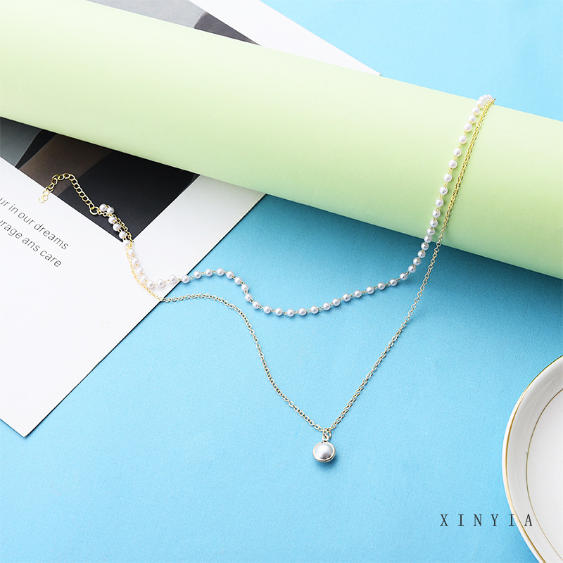 Vòng cổ ngọc trai thiết kế đơn giản khí chất cho nữ
