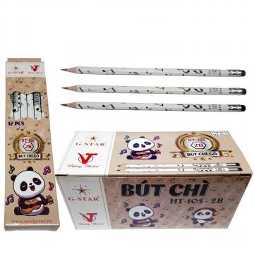 Bút Chì Gỗ 2B - HT105 Gstar (hộp 12 cây)