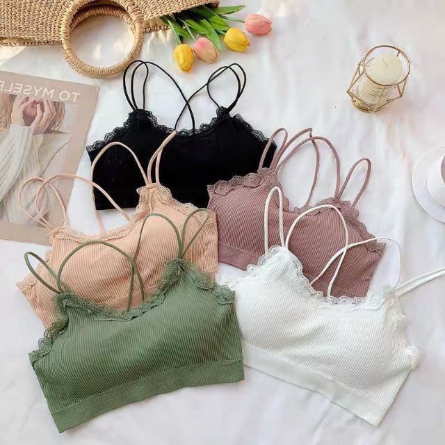 ÁO LÓT THUN GÂN PHA REN 617  (HÀNG LOẠI 1) | BigBuy360 - bigbuy360.vn