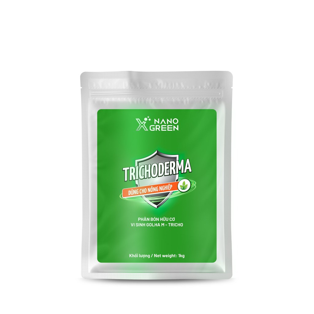 NANO XGREEN TRICHODERMA 1KG-PHÂN BÓN BỔ SUNG DINH DƯỠNG, HẠN CHẾ NẤM, VIRUS, CUNG CẤP ENZYME CHO CÂY TRỒNG-AHT CORP