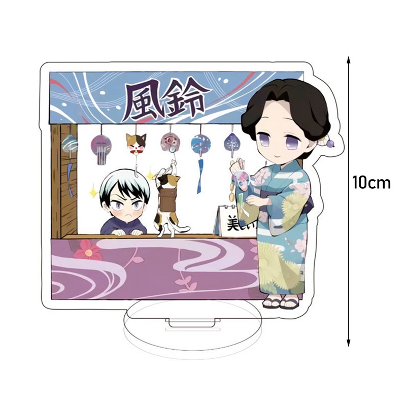 Giá Đỡ Mô Hình Nhân Vật Anime Demon Slayer Kimetsu No Yaiba Tanjirou Nezuko Kích Thước 10cm