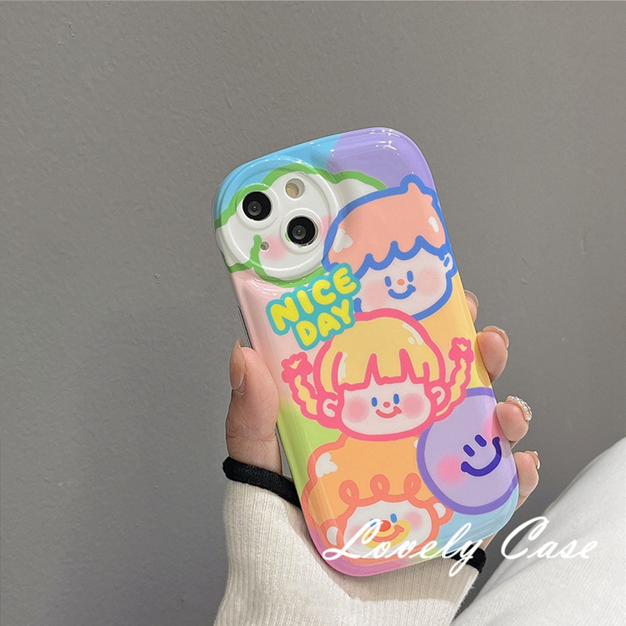 Ốp Điện Thoại Mềm In Chữ Happy Day Cho IPhone 14 13 12 11 Pro Max X XR Xs Max 8 7 6 6s Plus SE 2020