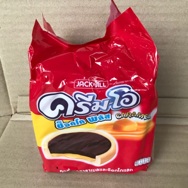 Túi 24 Gói Bánh Creamo Choco Plus Caramel 432g