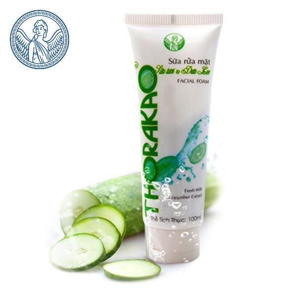 Sữa rửa mặt sữa tươi và dưa leo 100g Thorakao