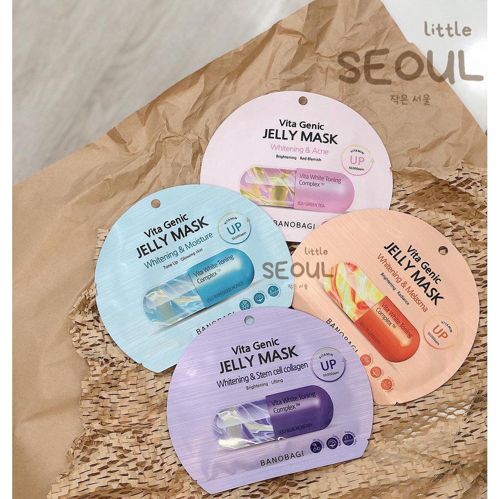 Mặt Nạ Bổ Sung Vitamin BANOBAGI Stem Cell Jelly Mask Mẫu Mới