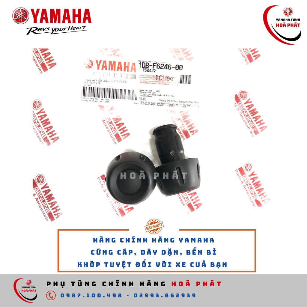 Đầu tay lái, tay cầm, gù bao tay Exciter 150, Mxking, Sirius Fi chính hãng Yamaha 100%