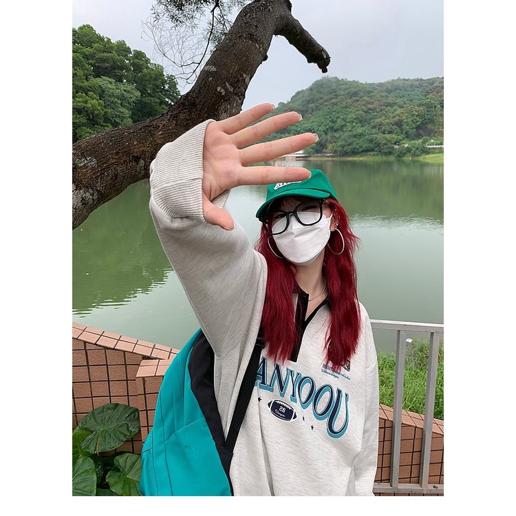 Áo Polo Dài Tay Chanyoou 26 PEONYB Unisex [FREESHIP] Sweater form rộng tay bồng thiết kế cổ bẻ chân cua vintage hàn quốc