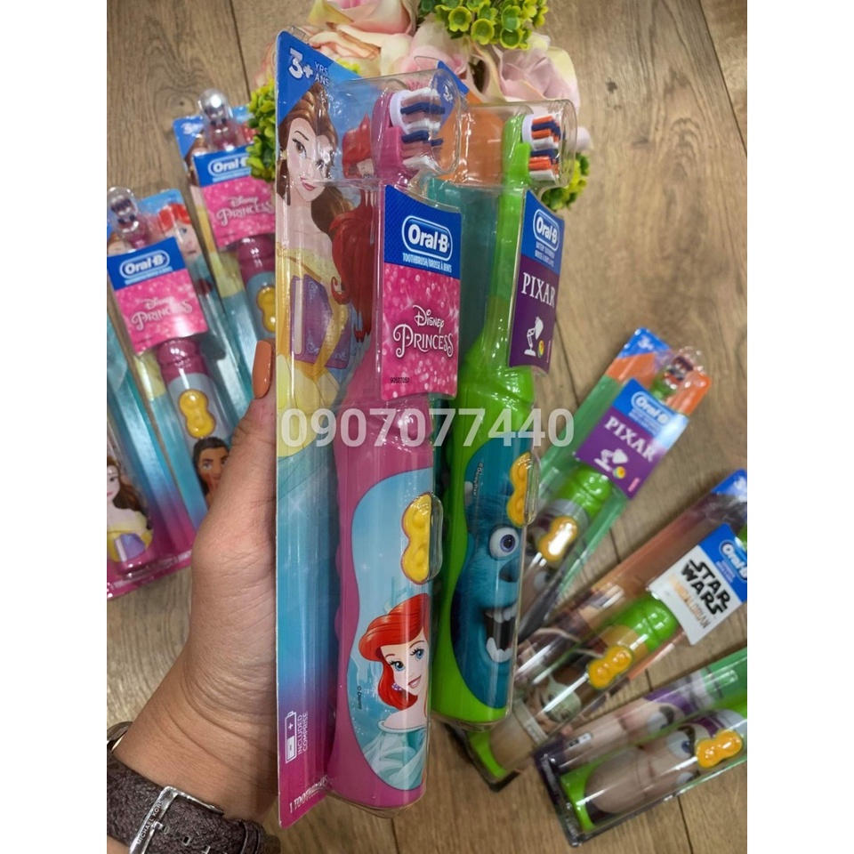 Bàn Chải Đánh Răng Chạy Pin 0ral-B (Người Lớn Và Trẻ Em Trên 3 Tuổi)
