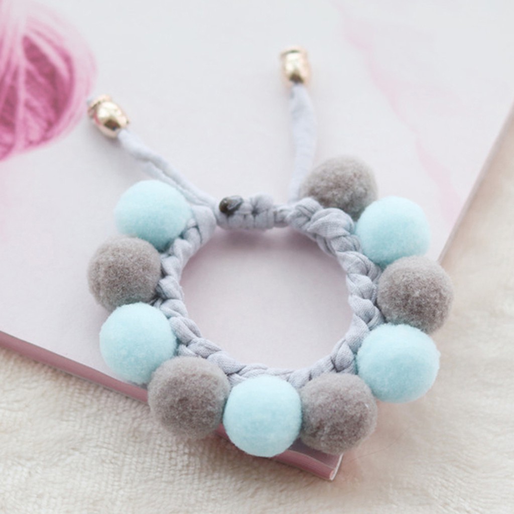 Vòng đeo cổ yếm bông dễ thương dành cho thú cưng