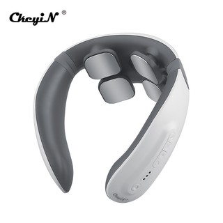 Máy mát xa cổ không dây CkeyiN AM275 4D tích hợp giọng nói thông minh điều khiển từ xa 6 chế độ tiện dụng