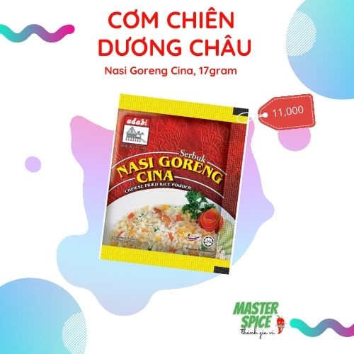 Gói gia vị cơm chiên dương châu khối lượng 17g
