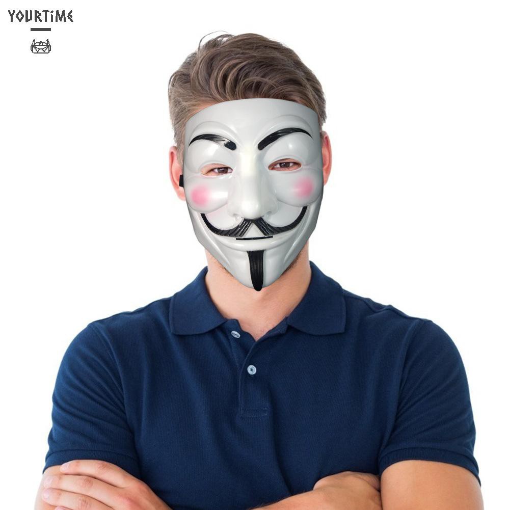 Đồ chơi Movie Cosplay V for Vendetta Hacker Mask Halloween Party Cosplay Props Toy