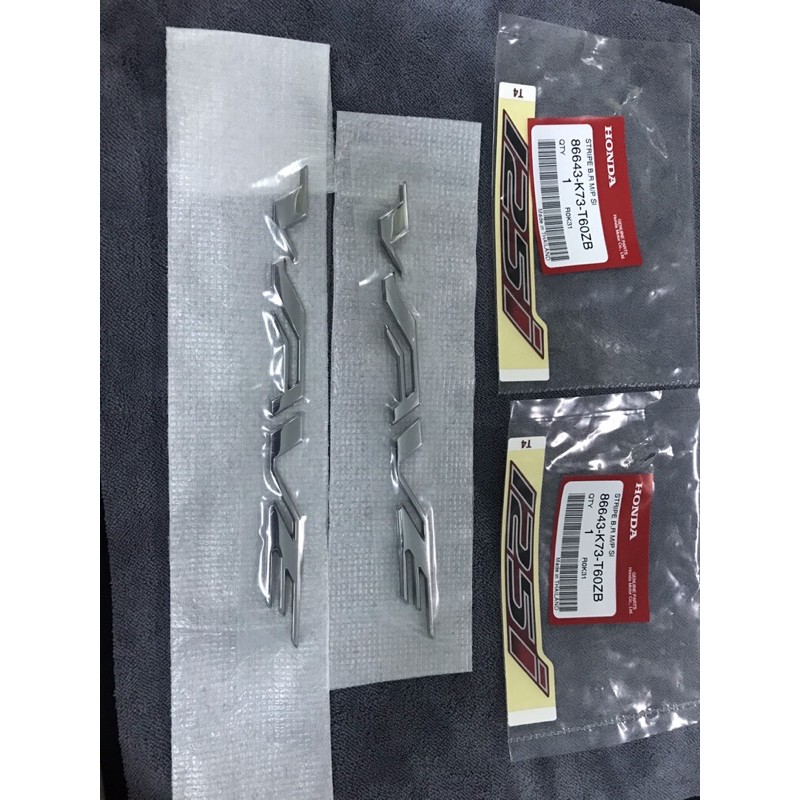 Combo Tem số 125i + Wave chữ nổi  ⚡ HÀNG CHÍNH HÃNG ⚡ Thái Lan order dành cho xe Wave, Future thay thế