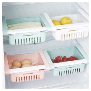 KHAY NHỰA TỦ LẠNH XẾP GỌN MINI TIỆN LỢI TIẾT KIỆM KHÔNG GIAN TRỮ ĐƯỢC NHIỀU HƠN