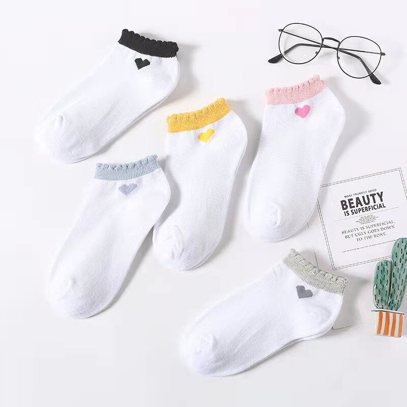 Tất Cotton Ngắn In Chữ Phong Cách Hàn Quốc Cho Nữ | BigBuy360 - bigbuy360.vn