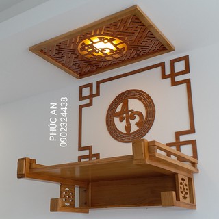 Mẫu bàn thờ đẹp hiện đại cho chung cư bàn thờ size 68 x 48 Trọn bộ đầy đủ y như trong hình