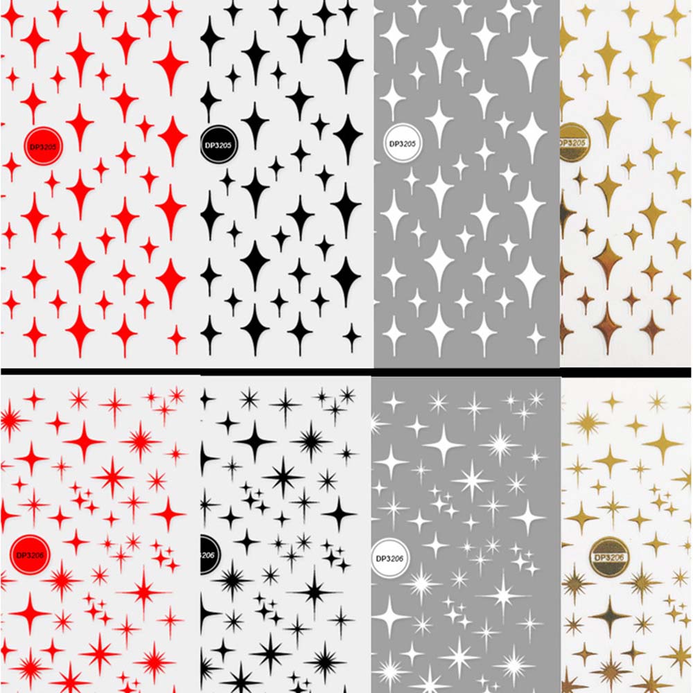 [Hàng mới về] Miếng dán trang trí móng tay họa tiết 3D độc đáo làm thủ công