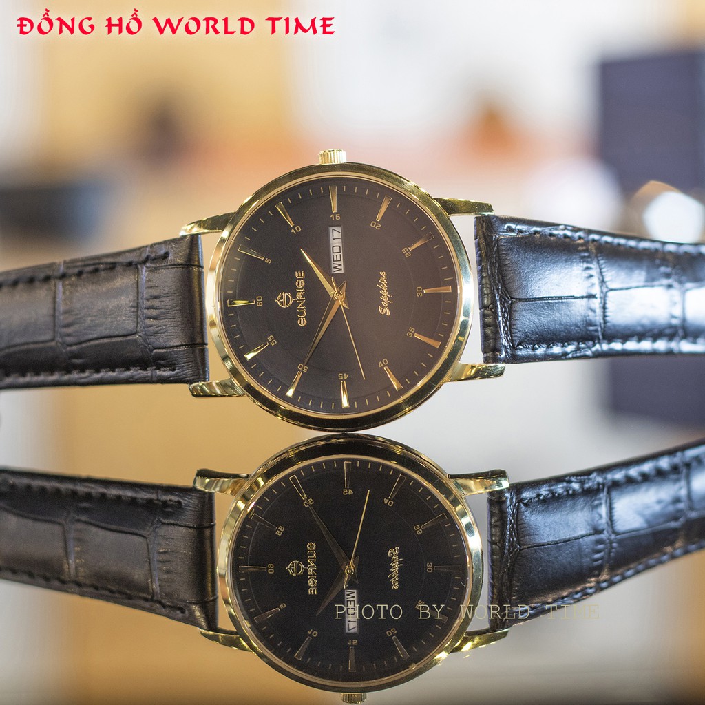 Đồng Hồ Nam Sunrise DM1216SWA Chính Hãng Full Box Kính Sapphire Chống Xước ,Chống Nước ,Dây Da Cao Cấp , Bảo Hành 3 Năm | BigBuy360 - bigbuy360.vn