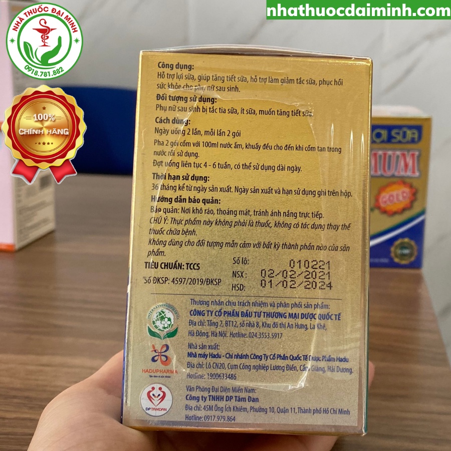 Cốm Lợi Sữa Tasuamum Gold - Hỗ Trợ Tăng Tiết Sữa, Giảm Tắc Tia Sữa, Phục Hồi Sức Khỏe Sau Sinh