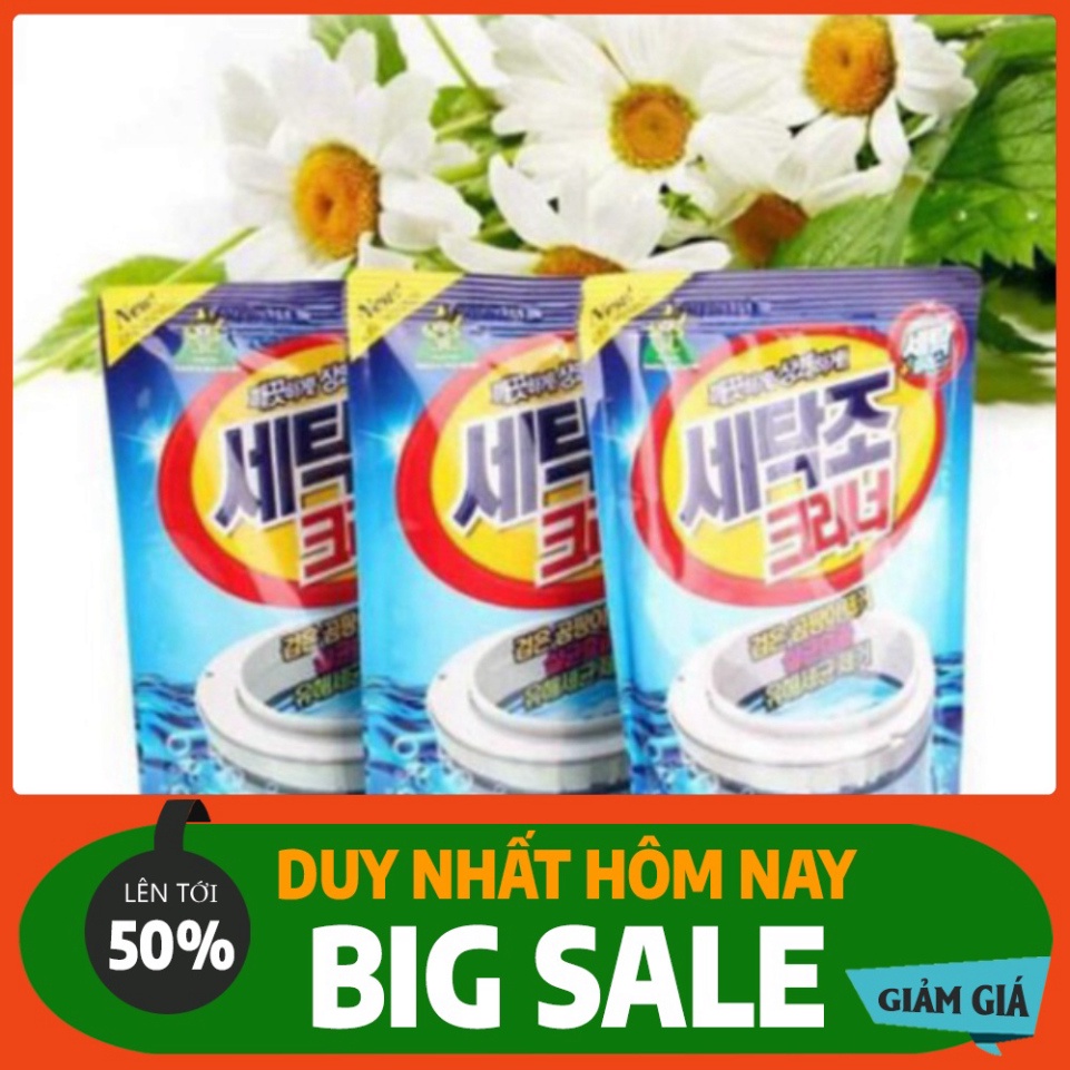 BỘT TẨY LỒNG VỆ SINH MÁY GIẶT HÀN QUỐC DẠNG VIÊN VÀ GÓI SANDOKKAEBI 450 GR