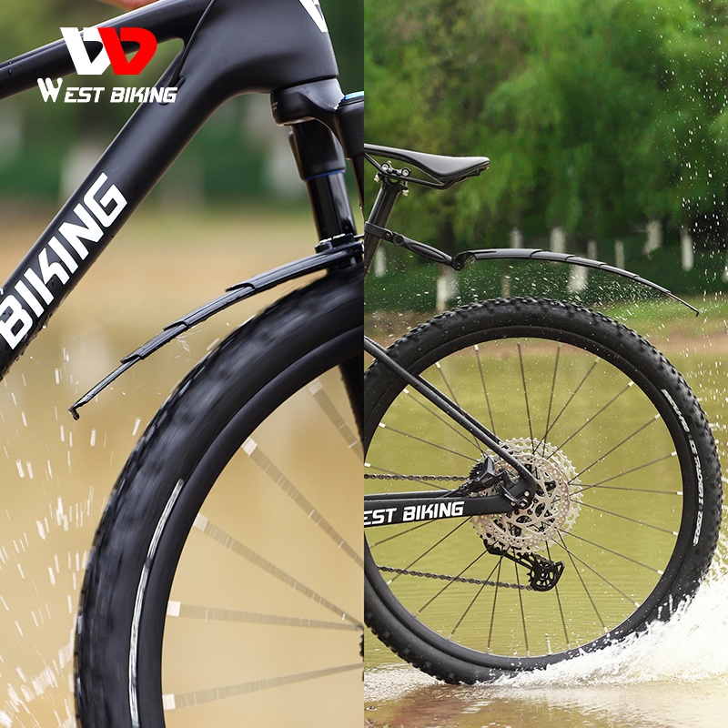 Dải chắn bùn phía trước/ phía sau WEST BIKING tiện lợi dành cho xe đạp leo núi xe đạp gấp