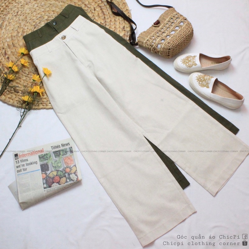 Big size Quần suông linen tôn dáng che khuyết điểm tốt