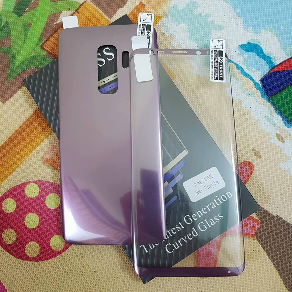 Bộ dán film 3D Samsung S9 Plus , S9 ( 2 mặt trước sau full màn hình)