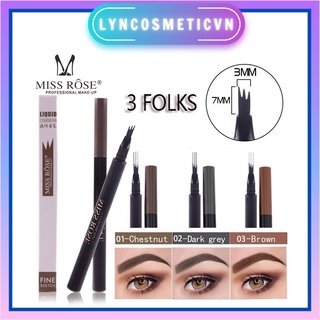 Chì kẻ mày dạng phẩy sợi 4D MISS ROSE