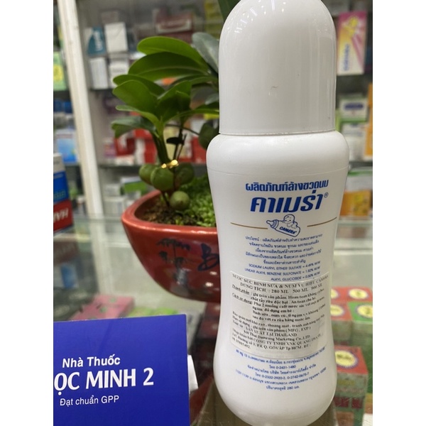 ✅ [Chính Hãng] Nước Súc Bình Chứa Sữa CAMERA 900ML Nước súc Bình sữa &amp; núm vú.