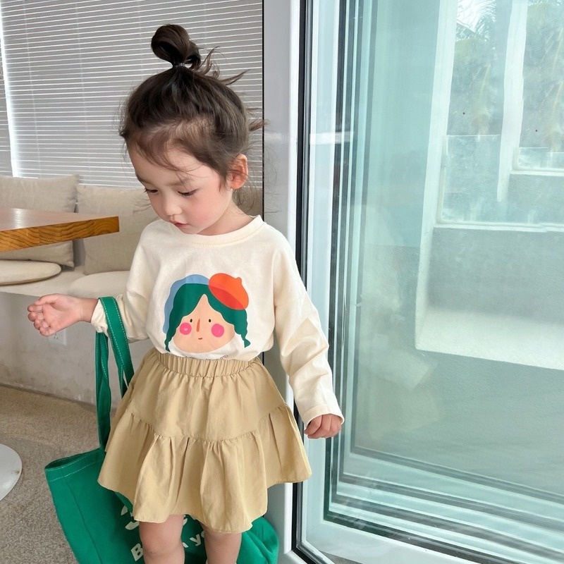 Chân Váy Công Chúa Ngắn Dáng Rộng Thời Trang Mùa Hè Mới Cho Bé Gái
