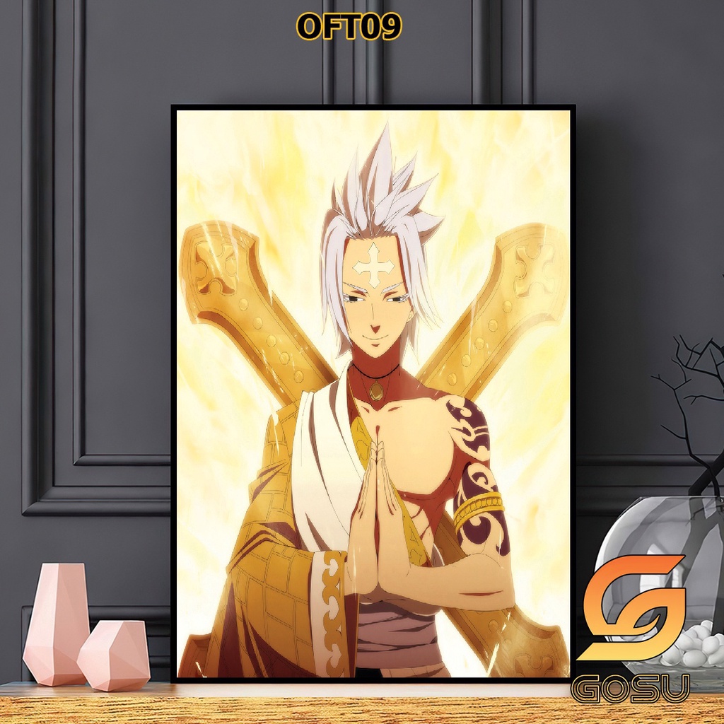 Tranh bóng gương phòng ngủ fairy tail