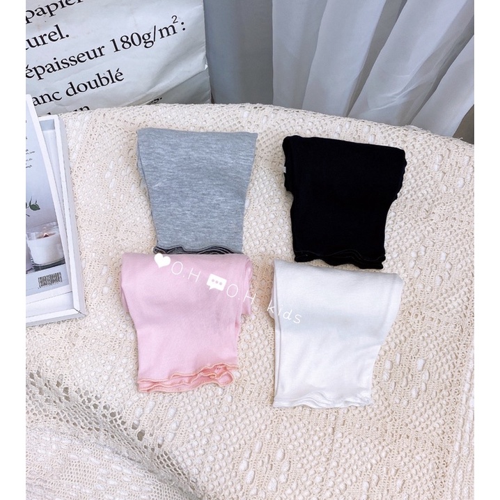 Quần legging bé gái, quần dài cho bé chất cotton co giãn 4 chiều mềm mại, thoải mái Xu Xu Kids size từ 7 đến 20kg