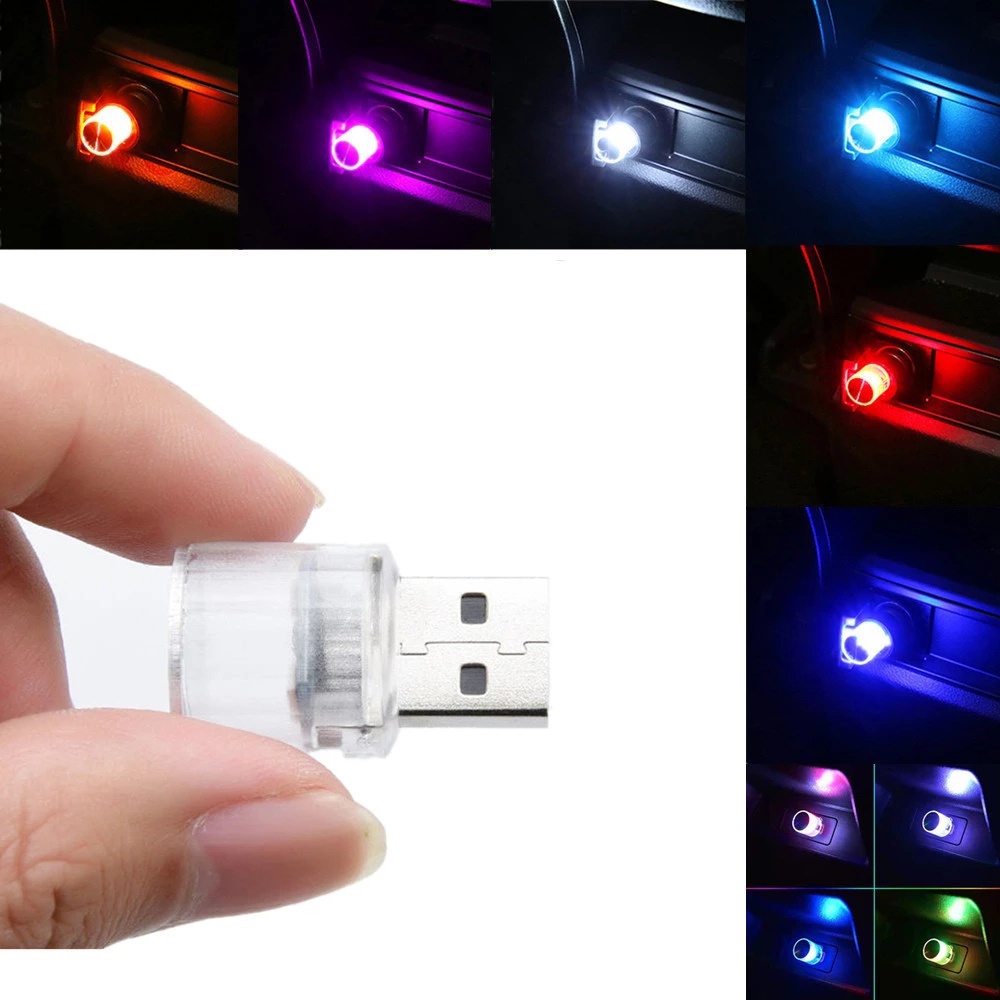 Đèn LED USB Mini Trang Trí Nội Thất Xe Hơi Nhỏ Gọn, Dễ Sử Dụng