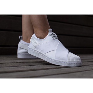 Giày Sneaker Adidas Superstar Slip On tripple white
