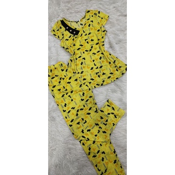 Bộ tay ngắn quần dài thun aty loại 1