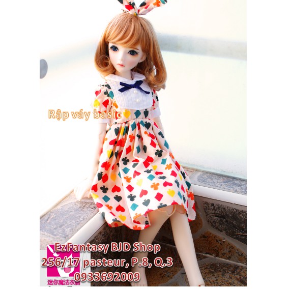 Rập may đồ búp bê BJD size 1/6-1/8-1/4-1/3-ob11