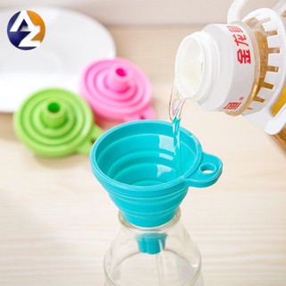 Food Grade Silicone Retractable Folding Funnel Kitchen Oil Funnel