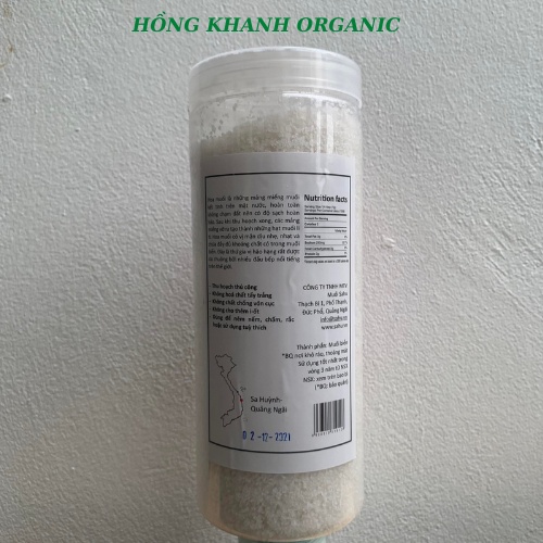 Hoa Muối Sahu Muối Biển Không Hóa Chất Vị Thanh Ngọt Đầy Đủ Khoáng Chất 1kg hũ