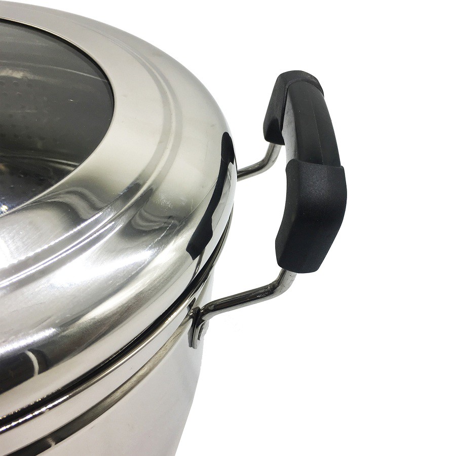 Xả kho Nồi hấp bếp từ inox 2 đáy SU 304 Hoàng Gia hàng Việt Nam chất lượng cao